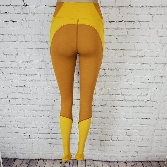 LULULEMON ATHLETICA Lululemon Early Extension HR Tight Gold Lemon 10 - Picture 4 of 9